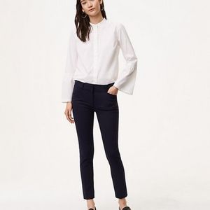 Loft Marissa Skinny Navy-Blue Pants